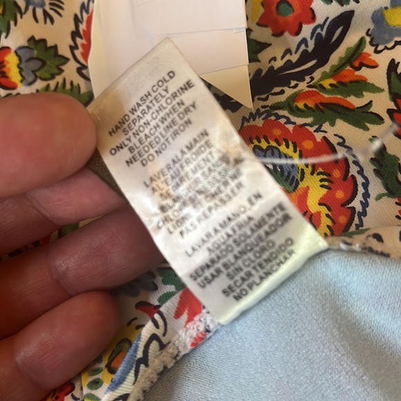 TOMMY BAHAMA Size 10 Floral Print 1-Pc
Halter Neck Swimsuit Ruching $168 NEW - Picture 9 of 16